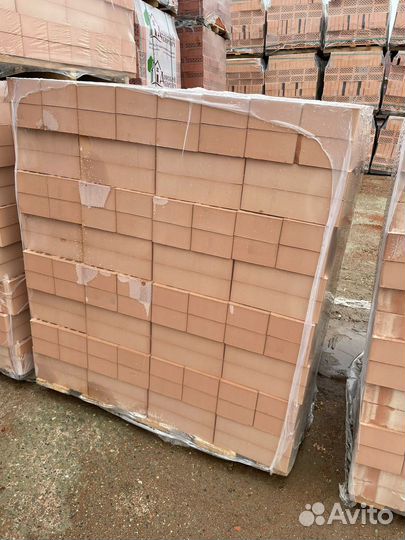 Кирпич керамический 1нф персик
