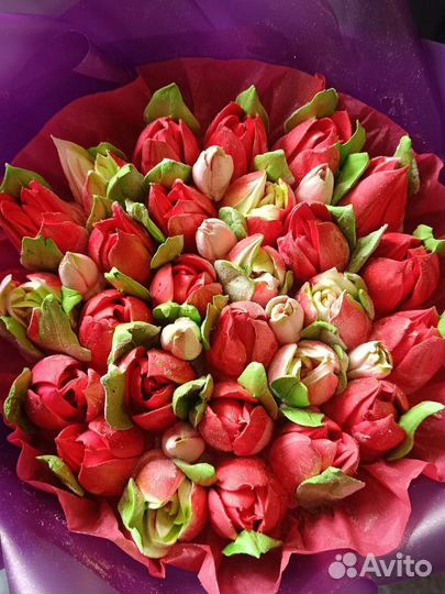 Сладкие букеты из зефира