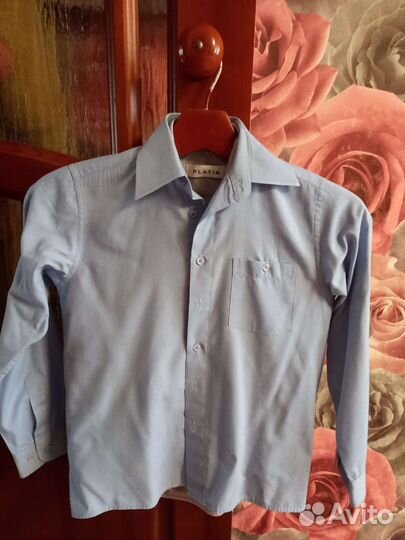 Рубашки рост 134-140