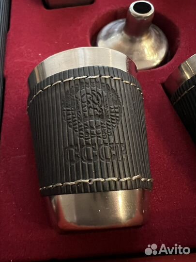 Подарочный набор фляжка и стопки СССР