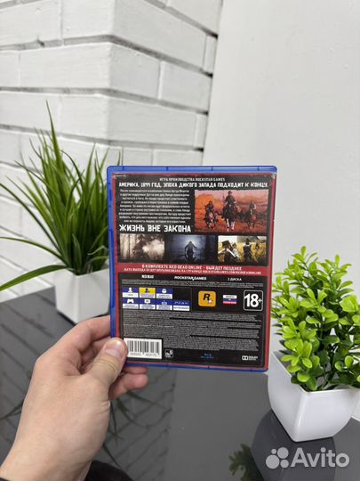 Диски на ps4 Red Dead Redemption 2