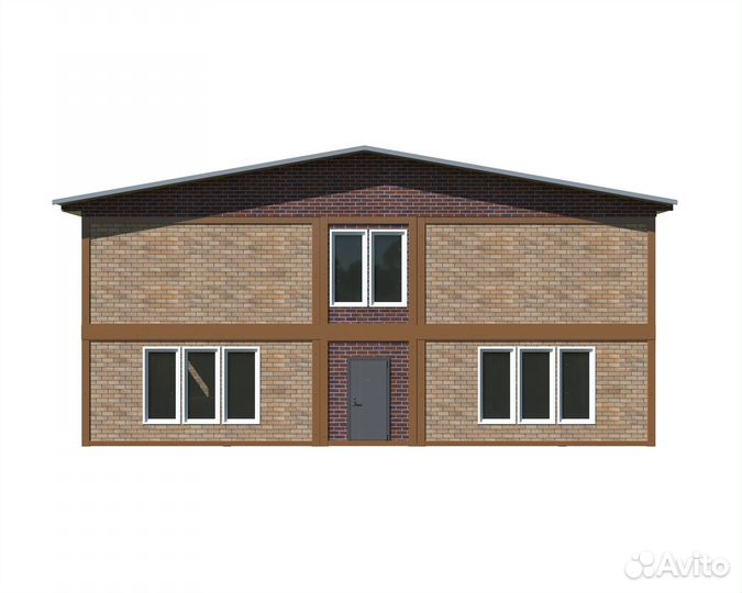 Модульный жилой дом конвейт 2H-SiP-2 (280 м2) 2-х