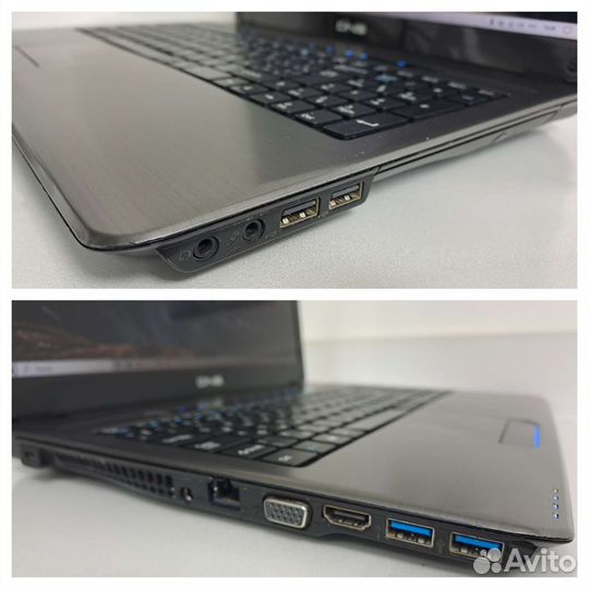 Ноутбук для офиса DNS MT50, В960 4Gb SSD128+HDD320