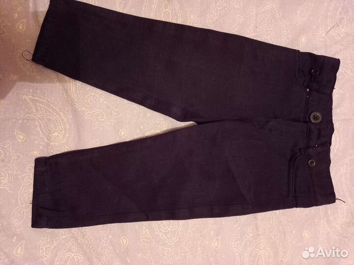 Рубашка и брюки на малинкие мальчика 12 месяцев