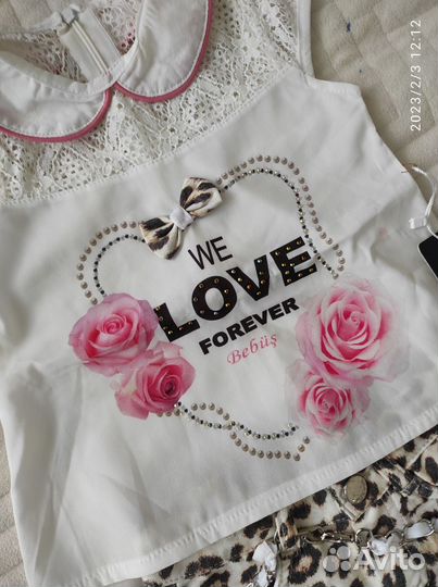 Костюм для девочки новый 92 98