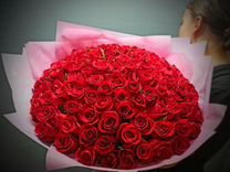 101 роза в Хабаровске, есть доставка