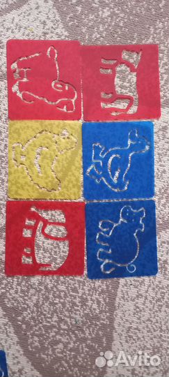 Трафареты пластиковые для детского творчества