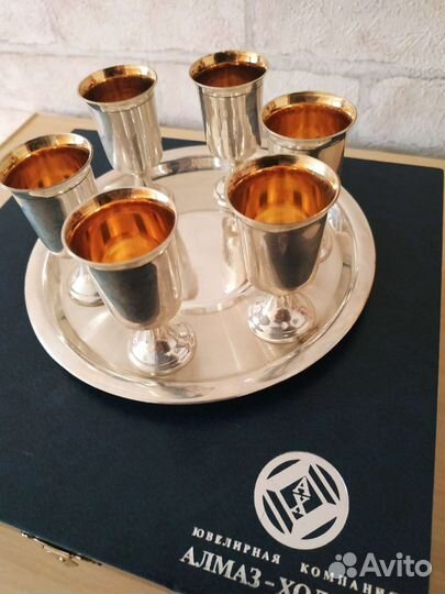 Набор рюмок 925 пробы Алмаз-Холдинг