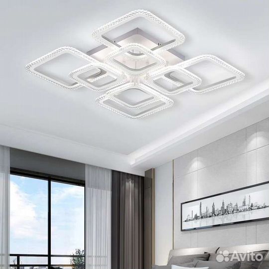 Люстра светодиодная Led с пультом