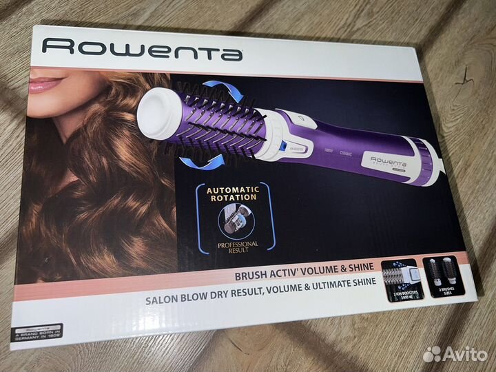 Фен щетка rowenta