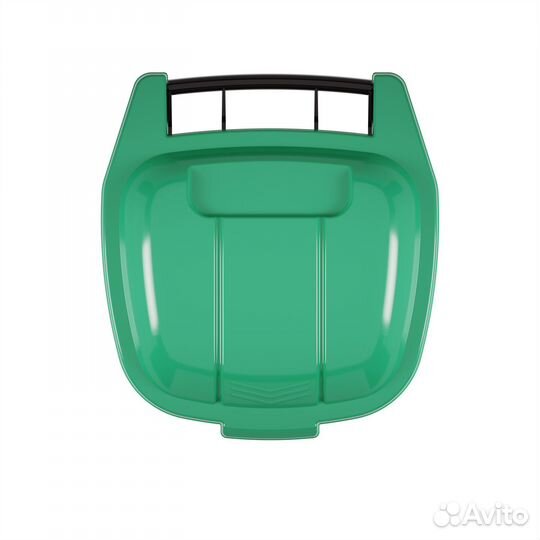 Бак пластиковый для мусора на колесах 65 л