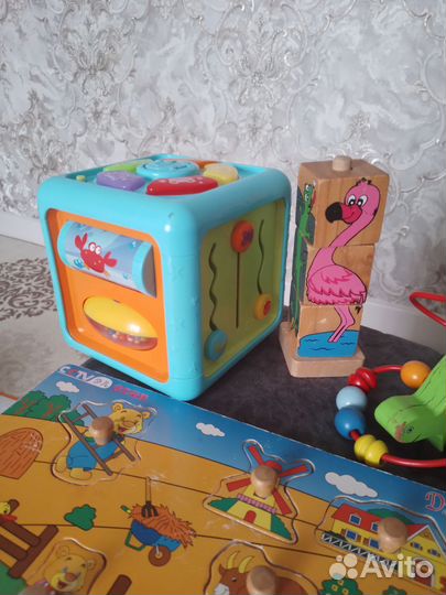 Детские развивающие деревянные игрушки