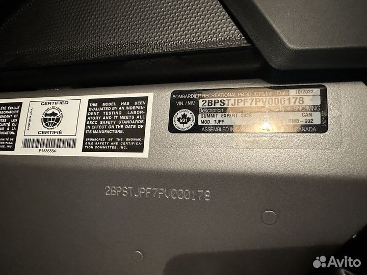 Снегоход SKI-DOO summit X expert 850 E-TEC turbo