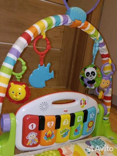 Мягкий развивающий коврик Пианино FisherPrice