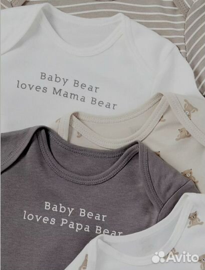 Комплект боди с длинным рукавом 92 C&A