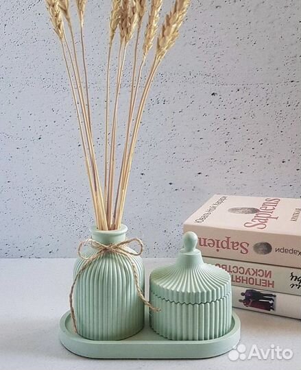 Подарочный гипсовый набор и свечи почти бесплатно