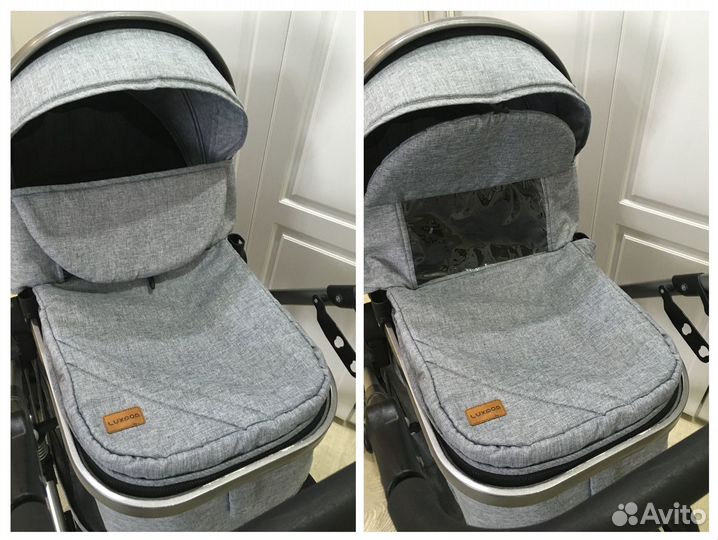 Коляска трансформер Luxmom 2 в 1 или 3 в 1