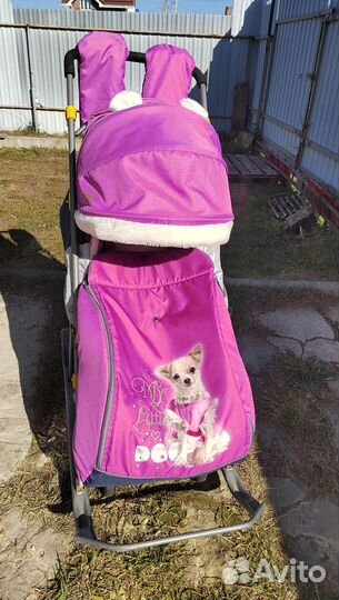 Санки коляска ника