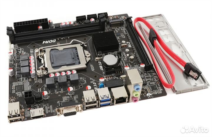 Материнская плата Azerty MB-H310 LGA1151 1xM.2 Fle