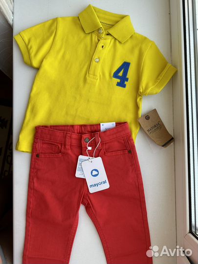 Брюки и футболки Mayoral на мальчика
