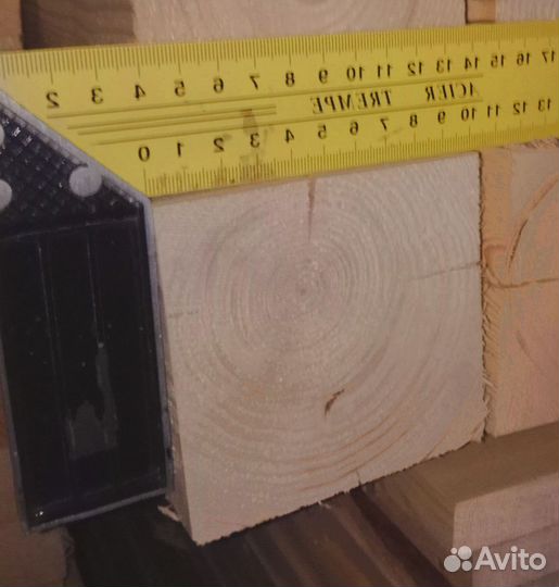 Доставка соснового Бруса 100x100 мм