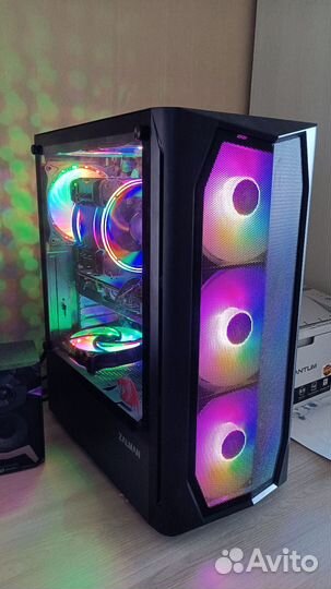 Игровой корпус для пк с вентиляторами Zalman N4