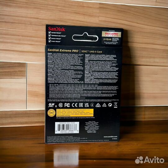 SanDisk Extreme PRO sdxc UHS-II 256GB V90 300MB/s