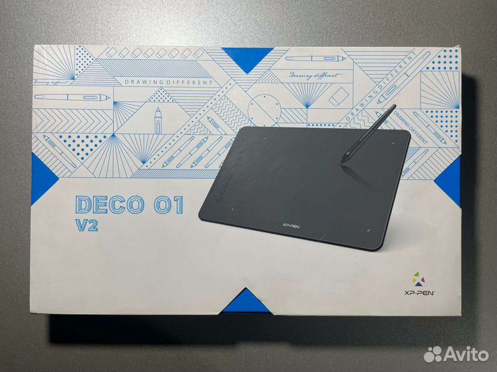 Графический планшет XP PEN deco 01 v2