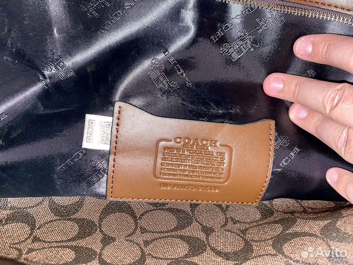 Сумка шопер Coach с косметичкой