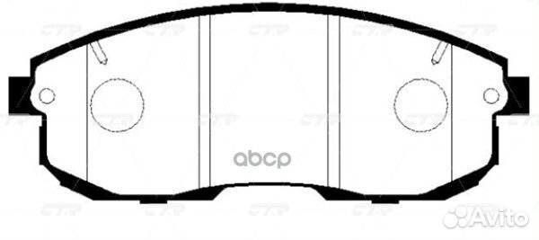 Колодки передние nissan Teana II 08/Tiida