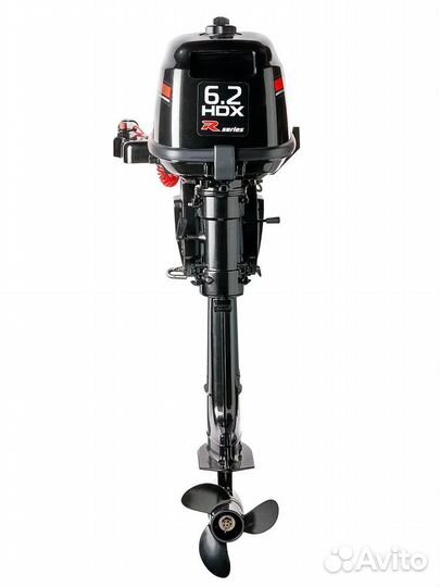Лодочный мотор HDX T 6.2 BMS (R-series) + бак 12 л