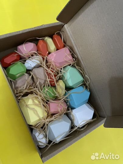 Игрушки из дерева Балансирующие деревянные камни