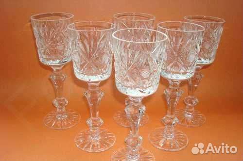Фужеры хрустальные СССР
