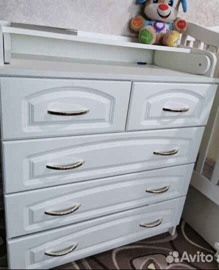 Кровать детская Гандылян «Моника» + комод