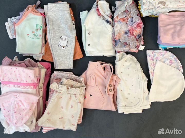 Вещи пакетом на девочку 62 - 68