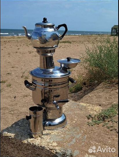 Самовар на углях и шишках 4,5 л