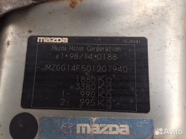 Разбор на запчасти Mazda 6 (GG) 2002-2008