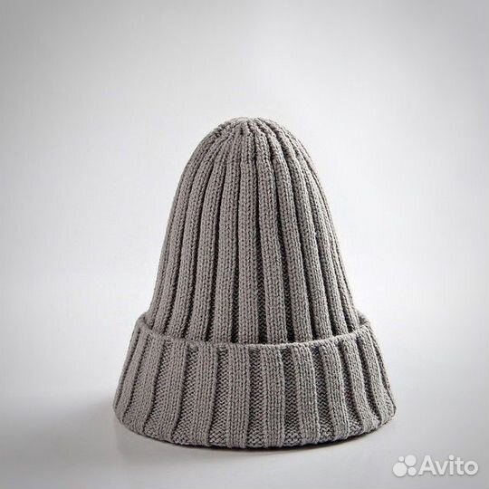 Детская вязаная шапка бини
