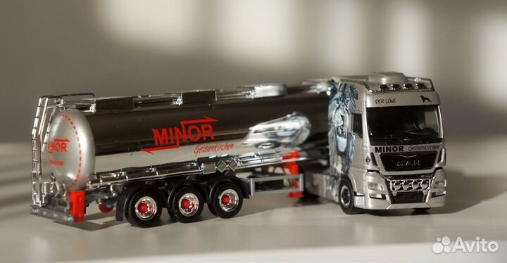 1/87 тягач MAN TGX Minor бензовоз бочка цистерна