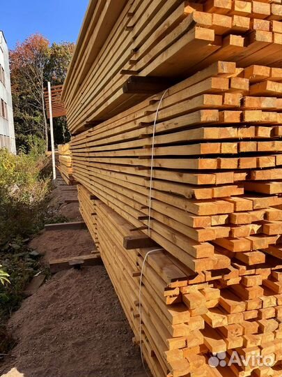 Доска обрезная 25х150х6000мм от производителя