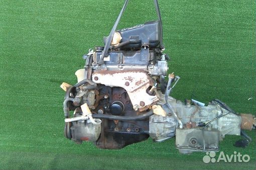 Двигатель в сборе двс mitsubishi pajero JR H57A 4A