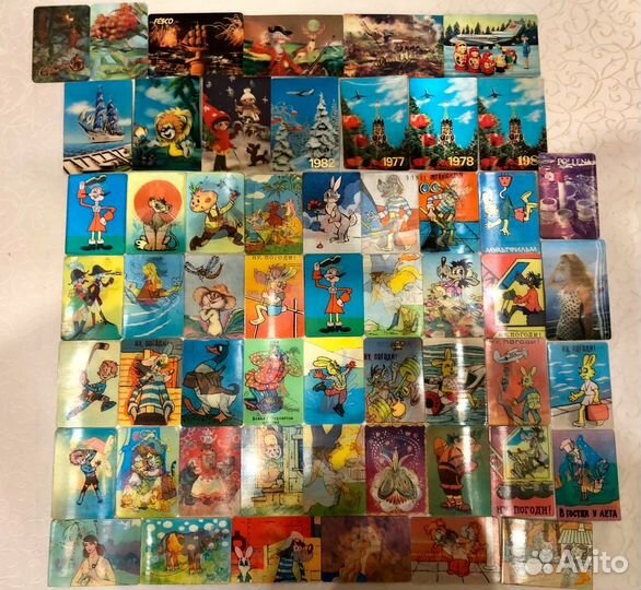 Календарики СССР