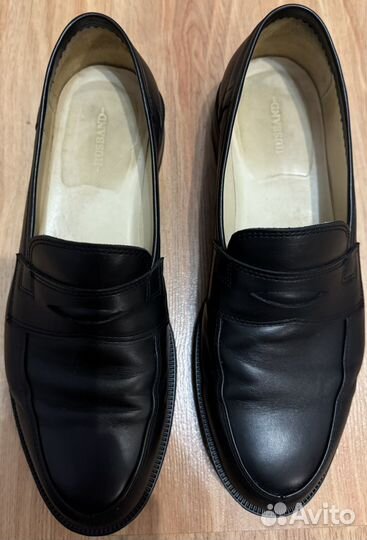 Мужские пенни-лоферы черные