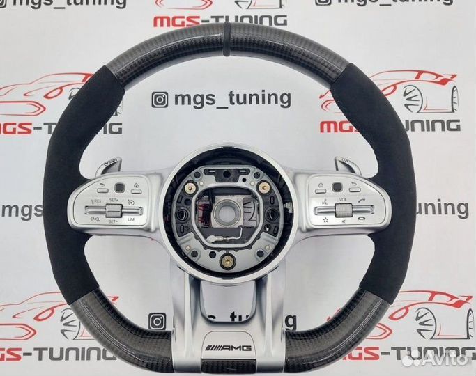 Руль GLE 63 AMG Карбон на Mercedes GLE-Coupe C292