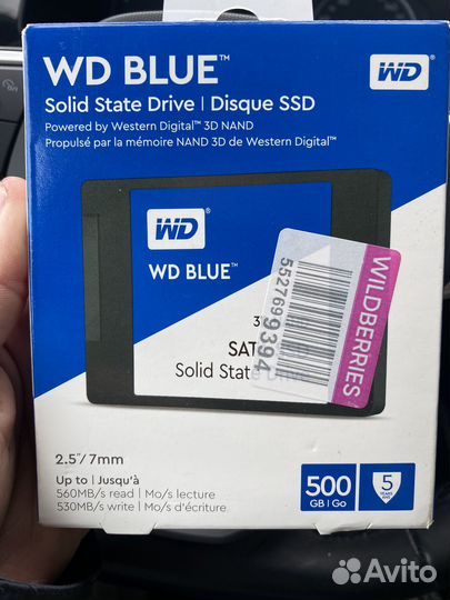 SSD WD blue 500GB