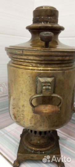 Самовар на дровах старинный
