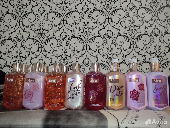 MEA гели для душа и молочко для тела