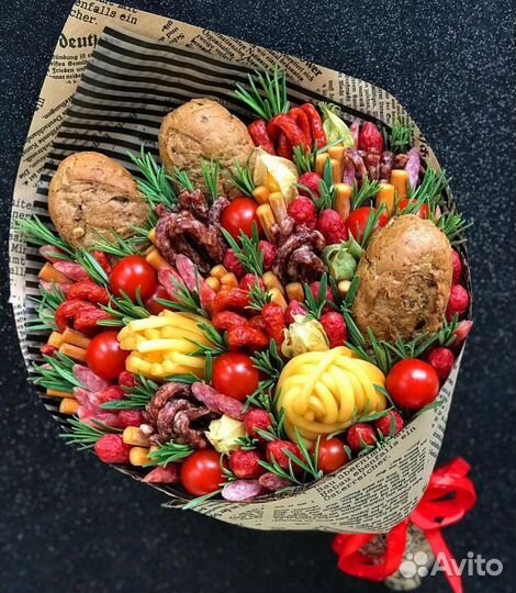 Мужские букеты съедобные