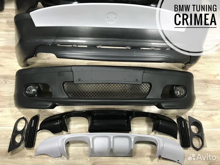 Губа e46 элерон