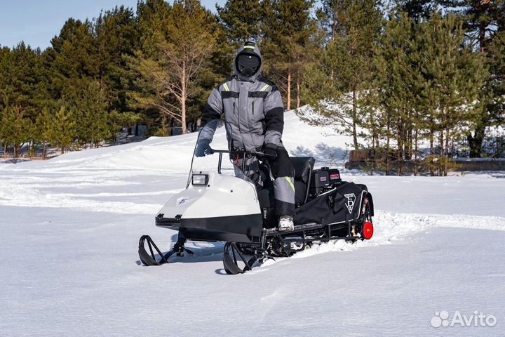 Миниснегоход Бурлак М Егерь Опти 17 л.с